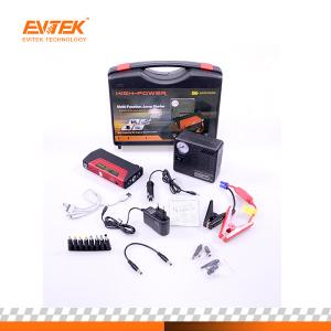 China Evitek 50800 Mah Car Jump Starter Pack With Optianl Air Compressor wholesale