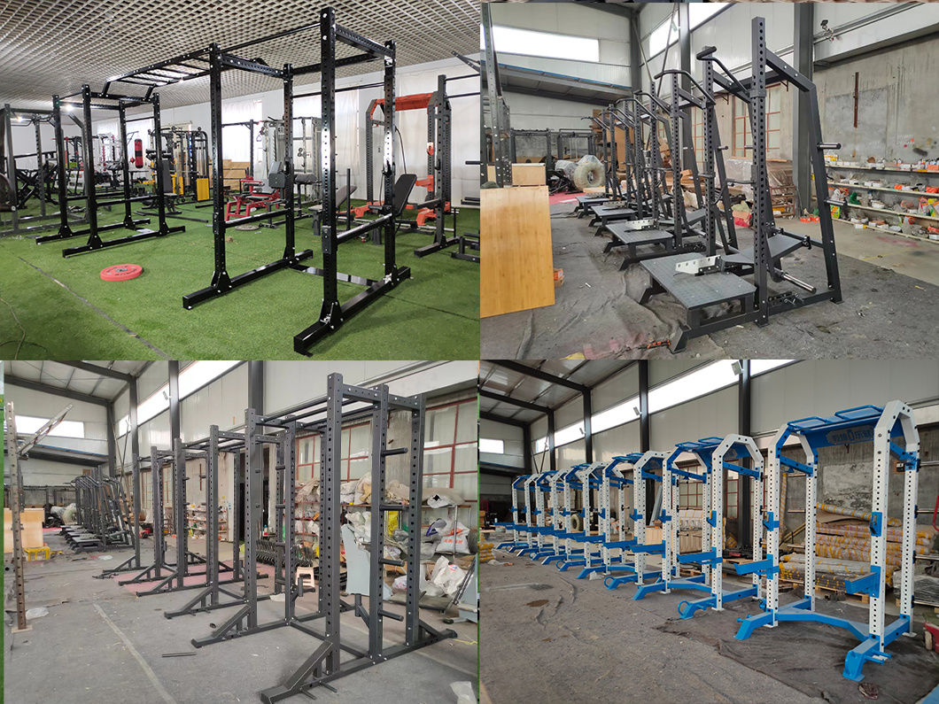 New Style Strength Equipment Home Indoor Folding Power Racks Wall Squat Rack