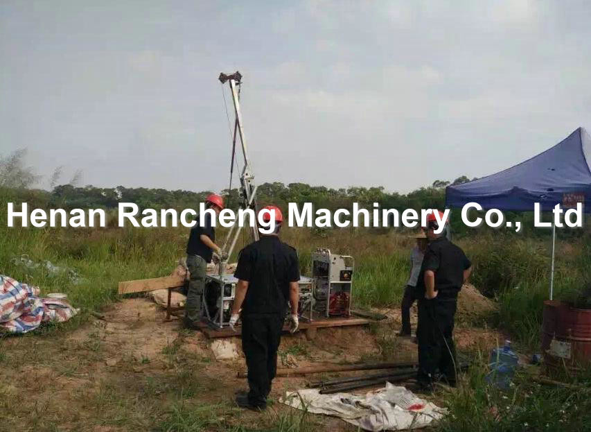 100m / 200m / 300m Depth Core Drilling Rig 33KW Portable Core Drilling Equipment
