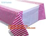 Biodegradable compostabl tablecloth table cover, dress up your party dessert