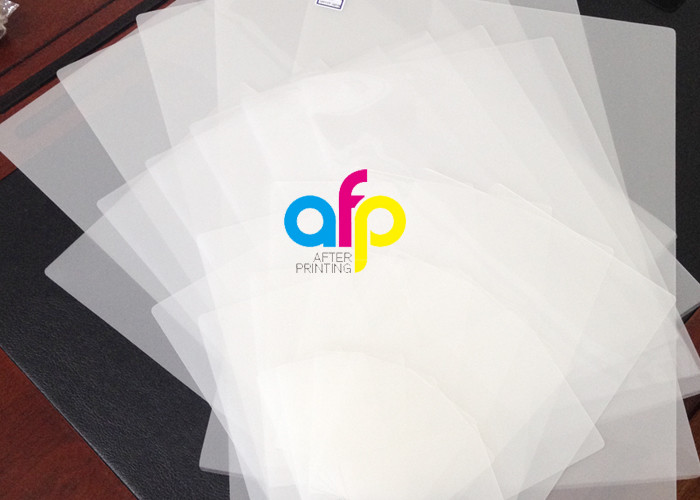 Id Card Sheet Laminating Pouch Film Transparent Size 125 To 250 Micron 65*95mm