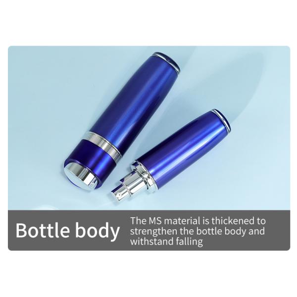 Custom Skincare Bottles Packaging Containers For Cosmetics Screen Printing Acrylic MS Cylinder