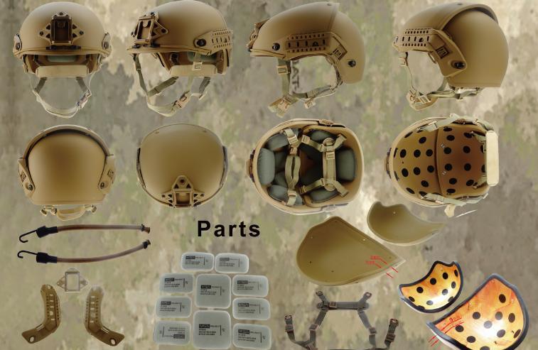 Military Cp Design Bulletproof Kevlar Helmet for Soldier