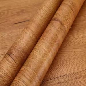 China Super Matte Wood Grain PVC Wrapping Foil For WPC Wall Panels Decoration wholesale