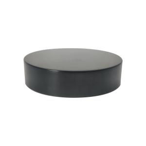 China Round Black 60mm Plastic Jar Lid Leakage Resistant wholesale
