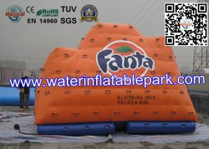 China Outdoor Advertising Inflatable Water Park , Inflatable Water Climbing Iceberg wholesale