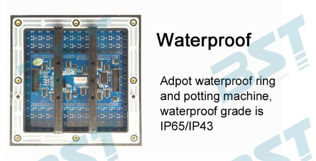 P8 SMD3535 Iron/Aluminum Outdoor advertising LED Display screen with 64dots X 48dots