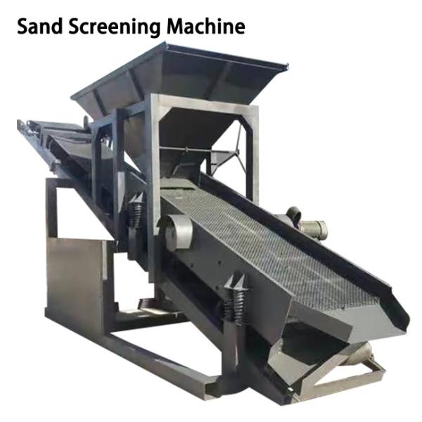 3.5*1.5m Vibrating Sand Screening Machine 8mm 7.5kw+4kw+0.5kw