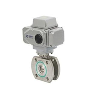 China Vacuum Aspiration V-Notch Cut Control Ball Valve wholesale