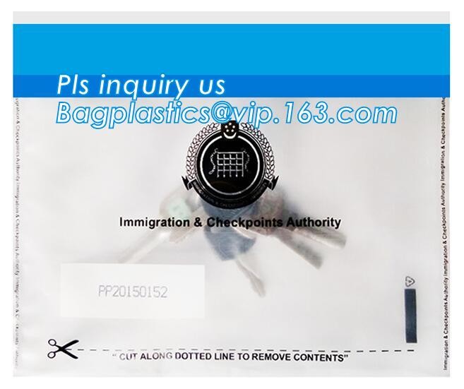 security deposit bags bank deposit bags cash deposit bags, general bank plastic deposit bags supply, Coin and Bank Note