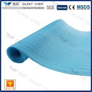 China 2mm EPE Blue Foam Hardwood Flooring Underlay 200 Sq Ft/Roll wholesale
