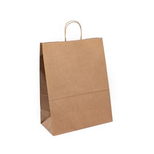China Diecut Handle Shopping Kraft Paper Gift Bag For Boutique Clothing Packaging Wholesale wholesale