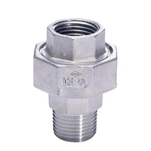 China Silver 201 304 316 Union Flat Female to Male NPT BSPP BSPT Stainless Steel Connection wholesale