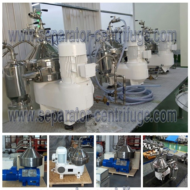 Verticle Type Self cleaning Coconut Oil Separator Centrifugal Separator with SKF Bearing