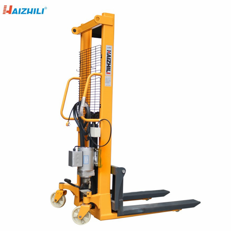 Mobile Hydraulic Hand Forklift , Walkie Pallet Stacker 500kgs To 2500kgs Capacity