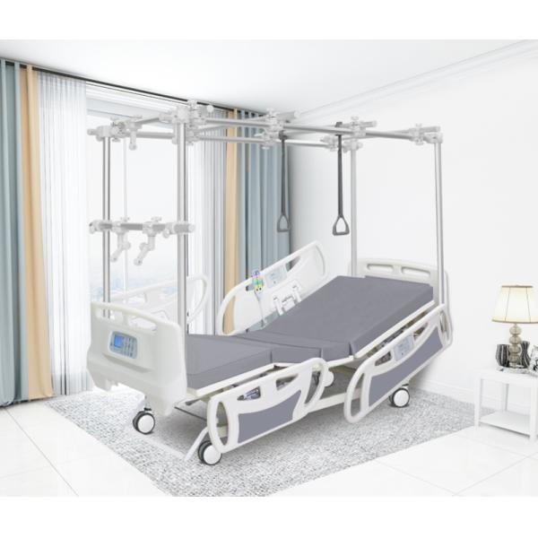 5-Function Electric Orthopedic Bed With Weighing Scale,CPR,Integrated Controls & Water-Resistant Mattress