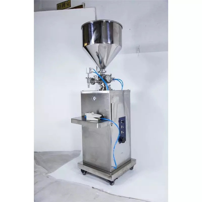 Rustproof 316L Vertical Filling Machine , 50HZ Semi Automatic Liquid Filling Machine