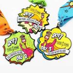 Custom Medallion Medal Metal Gold Triathlon Finisher Marathon Large Running