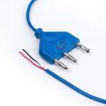 Medical Consumable Disposable ESU Pencil Cable Blue PVC For Electrosurgical