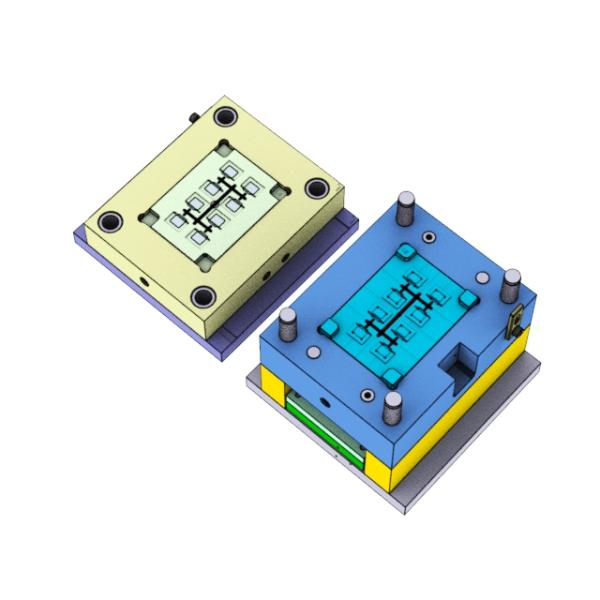 OEM / ODM : Multi Cavity Injection Mold & Transparent speaker bracket (1*8) No.22686
