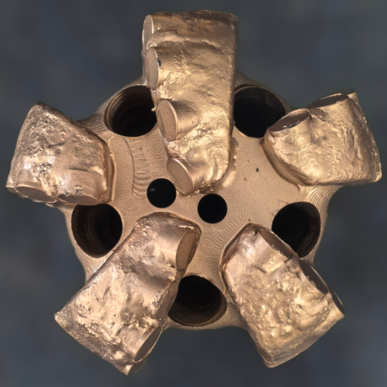 5 1/2" Pdc Diamond Bit Hardfacing Geothermal Well Drilling 5 Wings