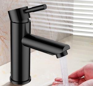 China Anti Corrosion Smooth Stainless Steel Basin Faucet Easy To Clean wholesale