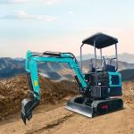 Water Cooling Mini Excavator Machine 22.1 Kw Color Customized