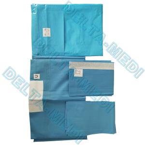 China Hip Adhesive Aperture Disposable Sterile Surgical Drape With Pouch wholesale