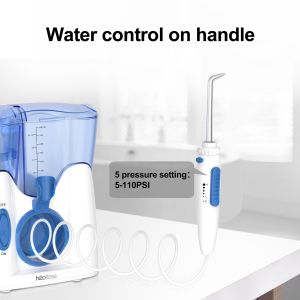 Commercial Countertop Water Flosser Quiet Design With 12 Multifunctional Tips