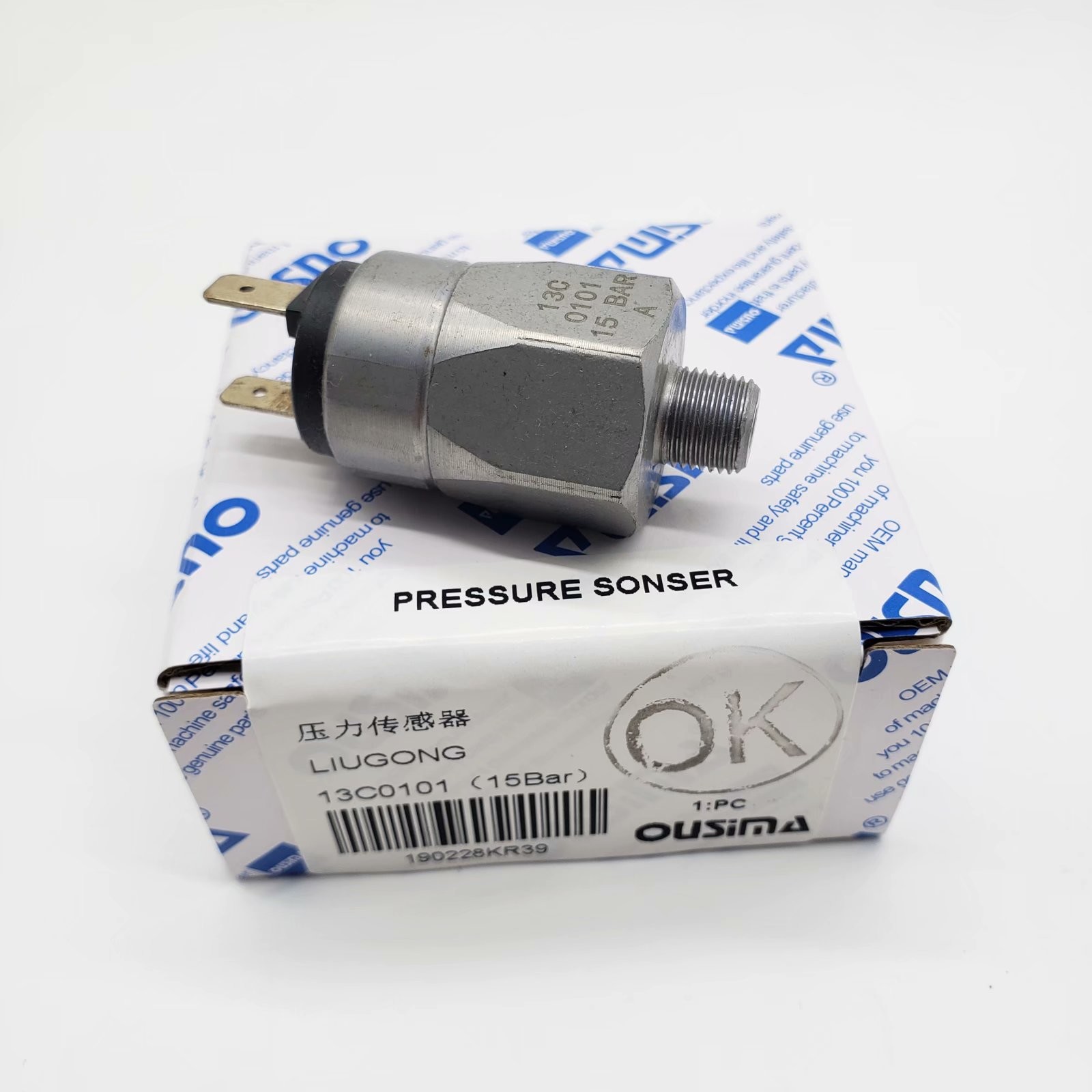 OUSIMA Eletric Excavator 13C0101 15 Bar Pressure Sensor