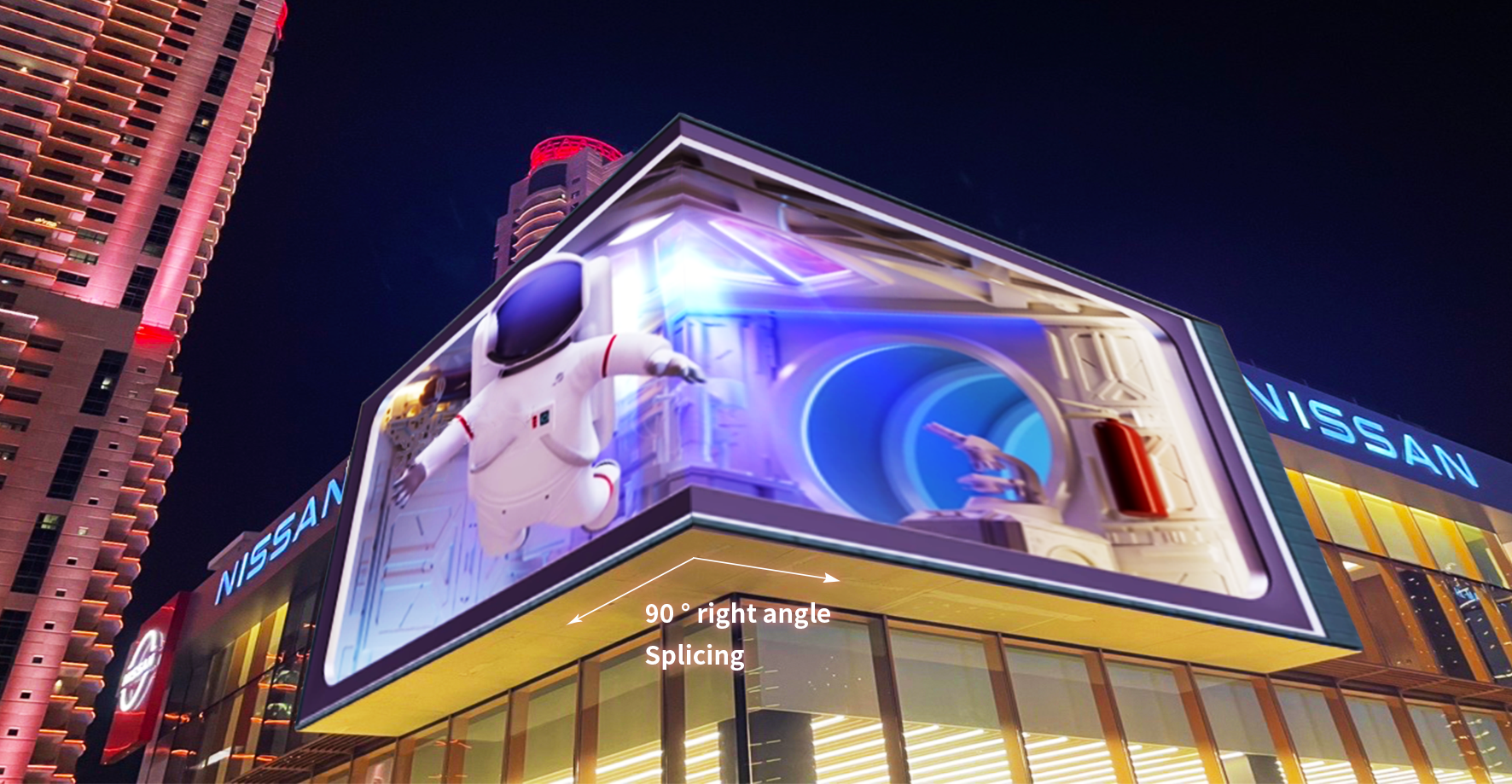 High Strength P16 Basketball Outdoor Digital Display Screen With 320 Panel Size