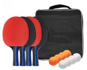 China 5 Layer Black Plywood EVA 1.8mm Table Tennis Rackets wholesale