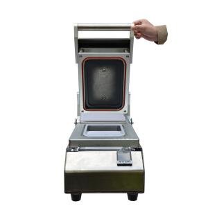 China Map Tray Sealer Seal Packing Machine Keeping Food Fresh For Plastic Tray wholesale