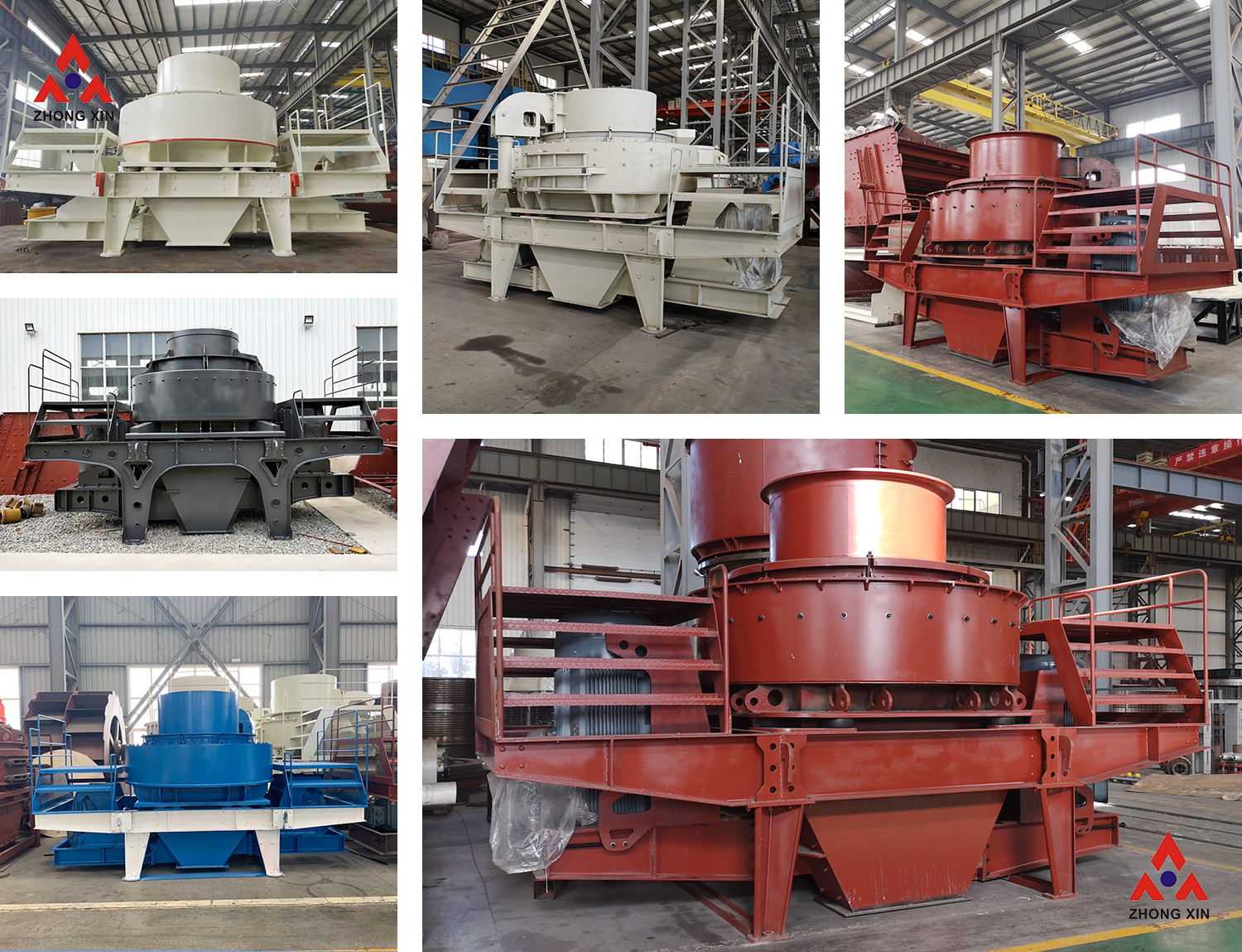 parts manual for vsi 7611 crusher from Zhongxin machinery Tertiary Crusher sand making machine