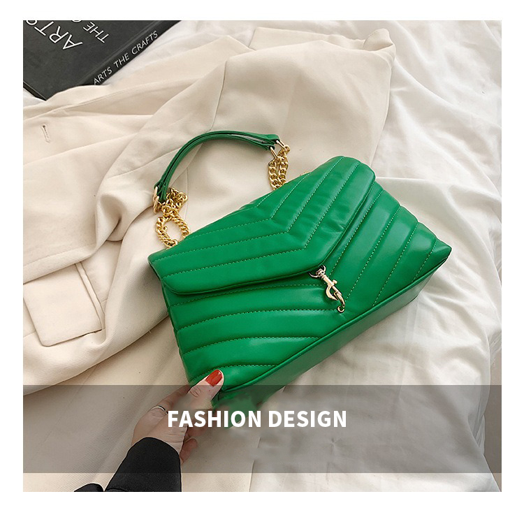 Single Strap Women's Branded Trending Shoulder Handbag Small PU Leather Crossbody Bag