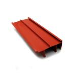 Sand Blasting T8 Red Powder Coated Aluminium Extrusions