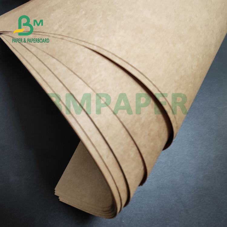 75gsm 90gsm Extensible Natural Kraft Paper To Produce Cement Bags 100 x 69cm