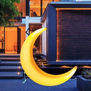 China Outdoor Pool Glow Lights Crescent Moon Shaped For Festival Celebration Event Decoration wholesale
