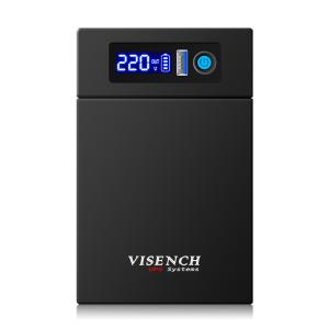 China 5kg Weight LiFePO4 Battery 1200VA Offline UPS System with LCD Display and Black Color wholesale