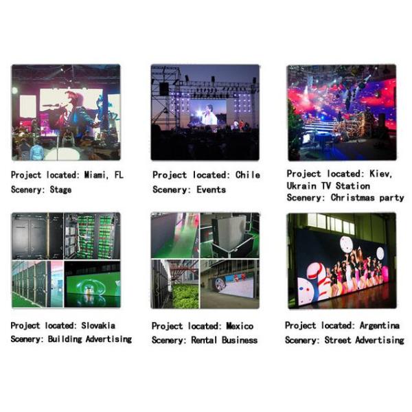 SMD 3535 LED Video Curtain Front Accessible Customized with 140 H 120 V View angle