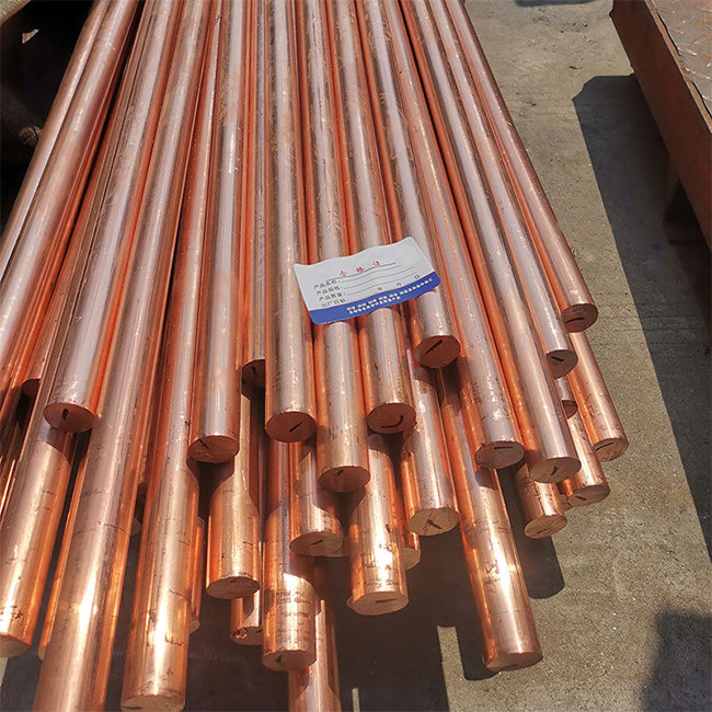 Copper Rod Smooth Cathode Copper 99.99% Pure Bronze Rod C12000 C12700