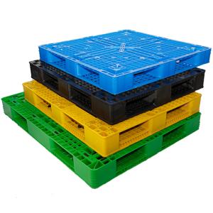 China Cold Racking Plastic Shipping Pallets Forklift Plastic Black Pallets wholesale