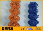 Brown Vinyl Chain Link Fence ASTM F668 Steel Hurricane Wire Netting