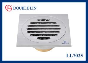 China Kitchen Anti Clogging HPB 57-3 Brass Floor Drain wholesale