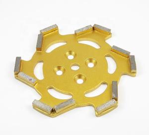 China Color Painting 9 Inch Diamond Grinding Wheels Disc Shaped For Concrete / Rocks wholesale