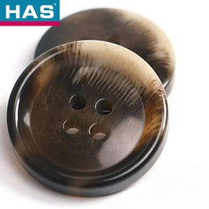 Eco Friendly Round Shape Button 28mm Four Hole Button Customized
