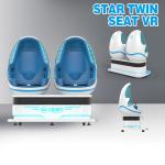 Double Seats 9D Virtual Reality Cinema / Theme Park Simulator