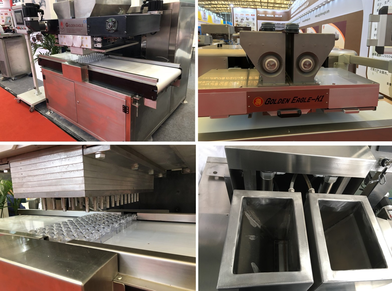 Servo Motor Multifunctional Candy Chocolate Making Machine