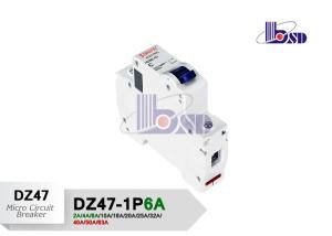 China DZ47-1P6A 6A small current Air switch micro circuit breaker wholesale