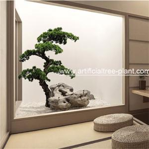 China Craft Mini Pine Small Fake Evergreen Trees For Hotel Hall Environmental wholesale